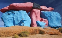 Тафраут, Раскрашенные скалы-Голубые скалы